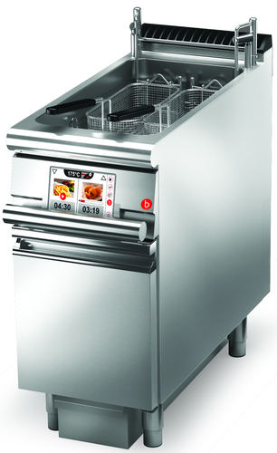 ELECTRIC FRYER EVO 23 WITH BASKET LIFTING AND OIL FILTRARATION BARON QUEEN 9 CR1209939
