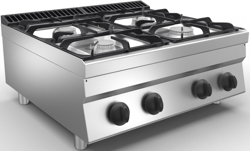 GAS RANGE 4 BURNERS BARON PROXY 70