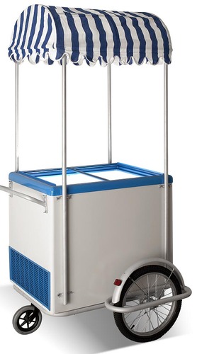  ICE CREAM FREEZER  CART CRYSTAL