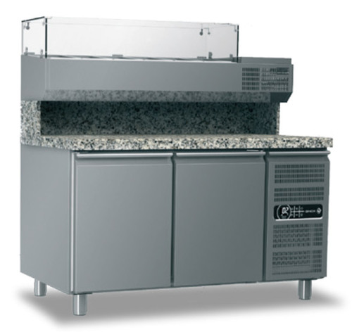 REFRIGERATED PIZZA COUNTER GINOX (6 GN1/3)