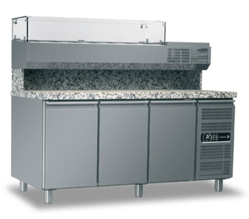 REFRIGERATED PIZZA COUNTER GINOX (7 GN1/3)