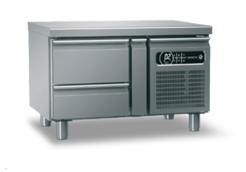 LOW HEIGHT COUNTER REFRIGERATION GINOX 70CM 2 DRAWERS