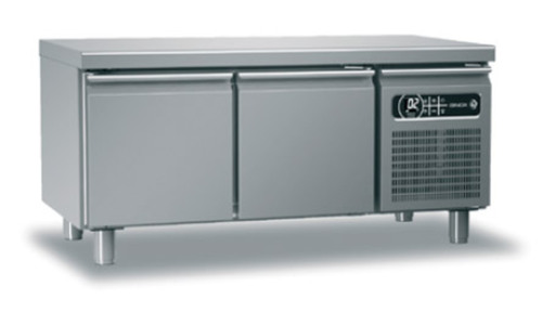 LOW HEIGHT COUNTER FREEZER GINOX 70CM DEPTH 2 DOORS