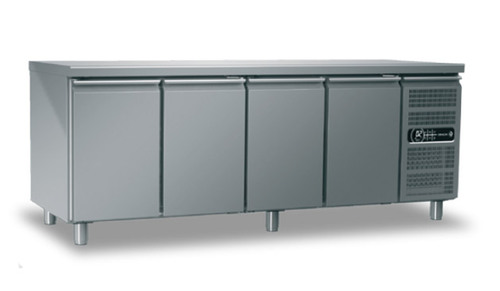 COUNTER REFRIGERATION GINOX 70CM DEPTH 4 DOORS