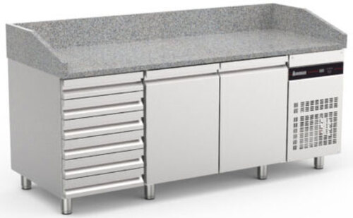 REFRIGERATED PIZZA COUNTER INOMAK PIZC88/ND/I/G