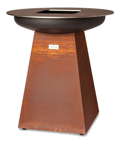 FLOOR WOOD GRILL ONFIRE BBQ CORTEN VC