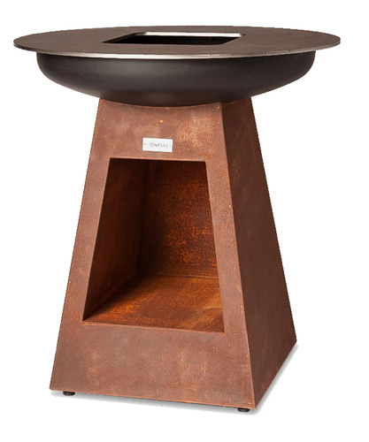 FLOOR WOOD GRILL ONFIRE BBQ CORTEN VCS