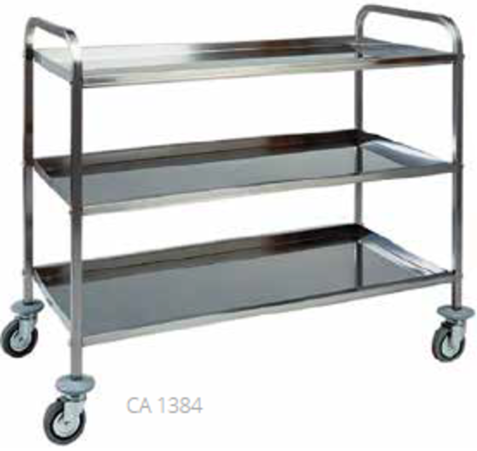 STAINLESS STEEL TROLLEY CA 1384