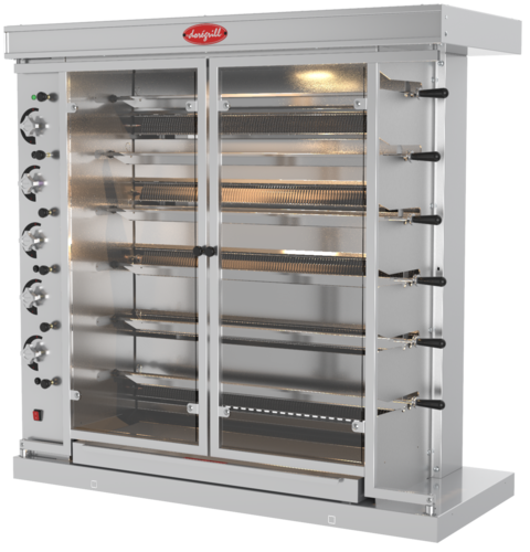 CHICKEN GAS ROTISSERIE DOREGRILL SOLID 6